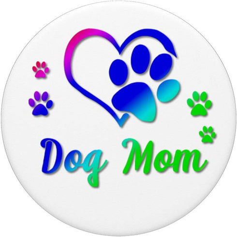 PopSockets PopGrip: Swappable Grip for Phones & Tablets - Cute Dog Mom Dogs Lover Day Design Gift White