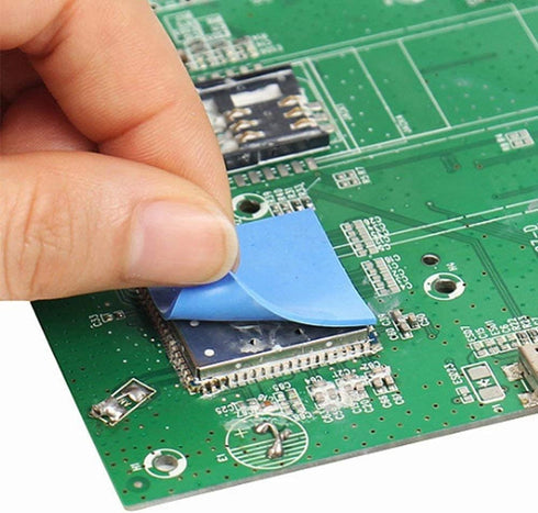 4 Pack Thermal Pad, 100x100mm, 0.5mm 1mm 1.5mm 2mm, Heat Resistant Silicone Thermal Pads for Laptop