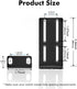 MokerLink Adjustable Rack Mount Ear for 17.3 inch Switches, Compatible for HP/HPE/ProCurve/Aruba/OfficeConnect Network Switch by MokerLink