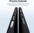 Wenlaty iPad Mini 7/6 Case 2024/2021 (A17 Pro), Slim Trifold Stand Cover with Pencil Holder, Soft TPU Back, Auto