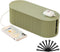 FABROK Cable Management Box, Small Green Cord Organizer with 10 Cable Ties, Power Strip Storage for Charger
