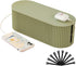 FABROK Cable Management Box, Small Green Cord Organizer with 10 Cable Ties, Power Strip Storage for Charger