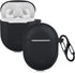 kwmobile Silicone Cover Holder Case for Xiaomi Redmi Airdots 3 Pro/Buds 3 Pro - Black