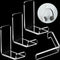4 Pieces Headphone Hanger Hook, Headset Holders Wall Mount with Adhesive Glues for General Purpose Game Headphones