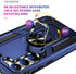 Samsung Galaxy S23 Case (Blue) - Military Grade 16ft Drop Tested with HD Screen Protector, Ring Shockproof Case