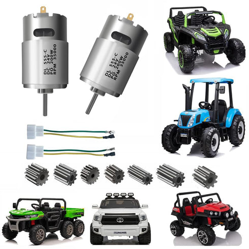 2 Pcs 24V RS555 35000RPM Electric Motor Drive Engine for Power Wheel