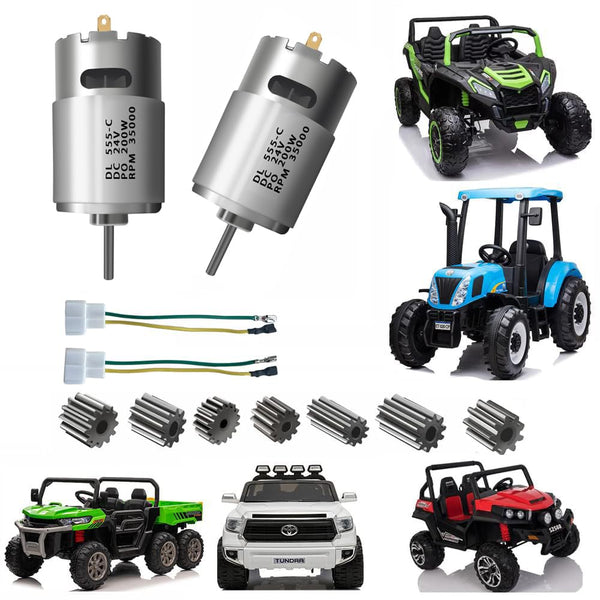 2 Pcs 24V RS555 35000RPM Electric Motor Drive Engine for Power Wheel