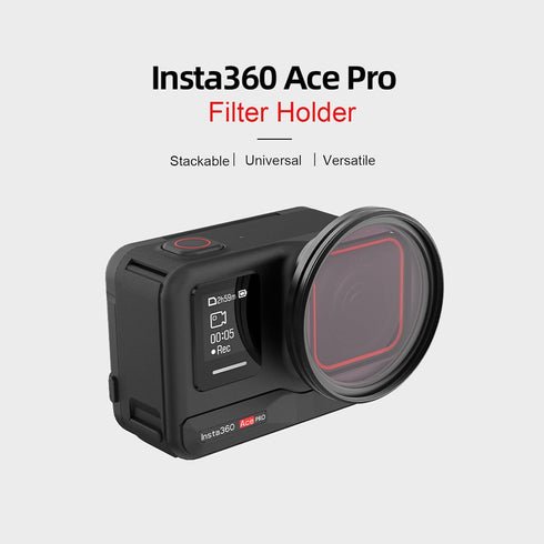 for Insta360 Ace Pro/Ace Filter Holder Bracket, Metal Filter Holder Compatible with 49mm Filters