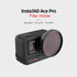 for Insta360 Ace Pro/Ace Filter Holder Bracket, Metal Filter Holder Compatible with 49mm Filters
