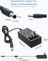 ALITOVE 12V 12 3A 36W 12V 2.5A 2A 5.5x2.5mm 3D 2-Pack Power Supply Volt AC/DC Adapter DC Power Cord AC to DC Converter