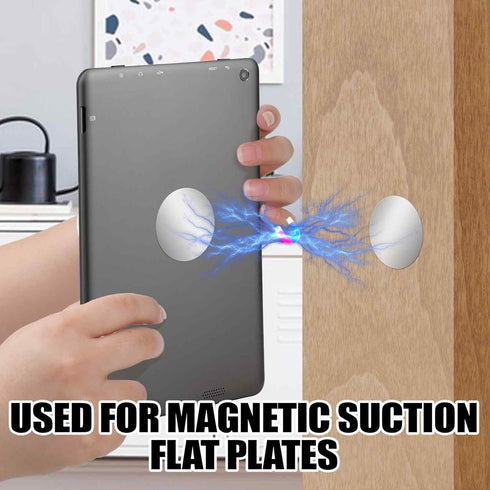 Bewudy 10 Set, Pcs Adhesive Thin Metal Plates (Compatible with Magnetic Mounts), Replacement for Phone Case, Car