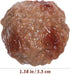 8 1.38 Inch Artificial Lifelike Beef Meatball Model Pieces PVC Fake Food Props for Kitchen Decoration Photography