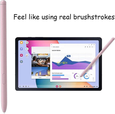 2 Pack S6 Lite Stylus Pen for Samsung Galaxy, Replacement for Samsung Galaxy S6 Lite S Pen SM-P610N, P615, P610 - Pink