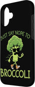 Broccoli Funny Vegetable Fun Anti Broccoli Joke 16 Just Say Nope to Broccoli Case for iPhone