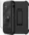 iPhone 12/12 Pro Case - Heavy Duty Rugged Cover with Belt Clip Holster & 2X Screen Protector (Black B)
