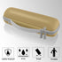co2CREA Hard Protective Case for Beats Pill Wireless Bluetooth Speaker with Shoulder Strap, Champagne Gold