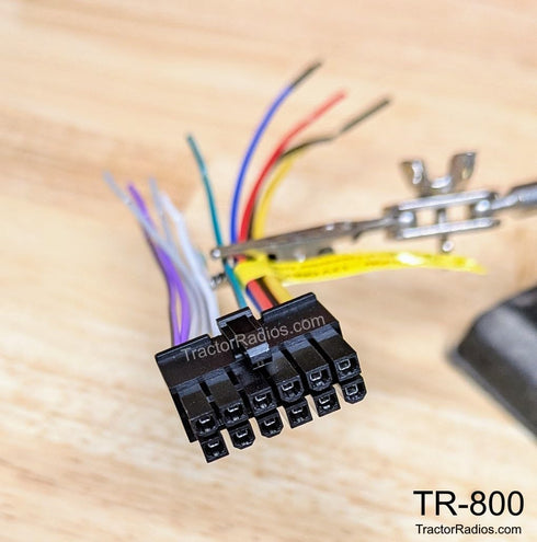 Generic TR-800 12-Pin Compatible with Jensen Mobile and Dual Electronics Wire Harness for Mobile Radio, Stereo Head