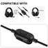 Replacement Audio Cable for G433 Headphones, Aux Cord Braided Wire with Volume Control & Mic Mute for Logitech G Pro X