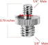 3 Pieces 1/4" 3/8" Tripod Screw Converter Adapter for DSLR Camera, Tripod, Shoulder Rig, Lighting Equipment, Camera