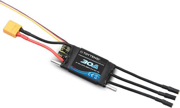 TOYTENSI 30A 24S Water-Cooled Brushless Marine ESC for RC Boat, Boat ESC with