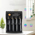 18650 Battery Cell Charger USB Charging Head, 4-Slot Universal Lithium-ion Fast Charger, Intelligent and Automatic