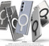 Sinjimoru Soft Silicone MagSafe Phone Grip for iPhone 15/14/13/12, Comfortable One-Touch Holding, M-Tap Tok Black
