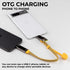 inCharge 30 cm 6-in-1 100W Rolling Square XL - USB-C Cable, Universal Smartphone Cable, Gift for Men, Universal Charger