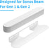 Soundbar Mount for Sonos Beam, Wall Mount Bracket Compatible with Sonos Beam Sound Bar, White