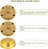 Wariolle 30 Gold Voice Custom Recordable Buttons Second Voice Dog Talking Buttons Recordable and Playback Message
