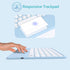 Bluetooth Keyboard, 10-inch Wireless Keyboard with Touchpad for iPad, Ultra-Slim Portable Rechargeable Keyboard for