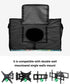 T&H XHome 40"-43" 40" Wx25 Boho Floral Outdoor TV Cover Vibrant Sunflower Dahlia Bouquet Art Waterproof