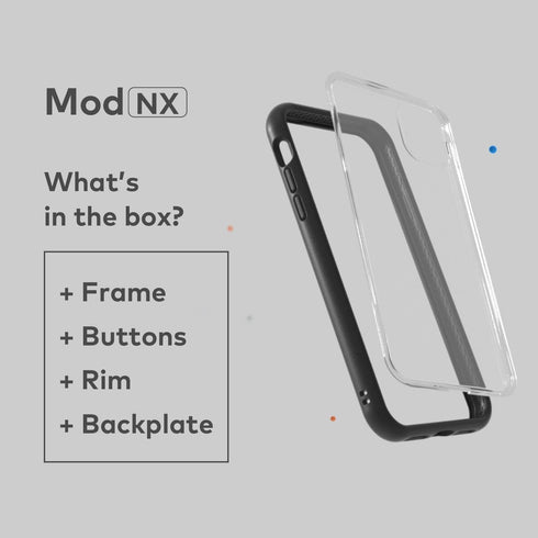 RhinoShield Modular Case for iPhone 11 Pro Max, Mod NX - Customizable Heavy Duty Protective Cover with 3.5M Drop