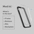 RhinoShield Modular Case for iPhone 11 Pro Max, Mod NX - Customizable Heavy Duty Protective Cover with 3.5M Drop
