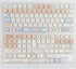 Sumgsn MOA Profile Keycaps 138 Keys, Yellow Cute Duck PBT DYE-SUB Keycap for MX Cherry Mechanical Keyboards