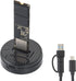 ELUTENG Single M.2 NVMe to USB C/USB A Docking Station Adapter Card Reader,