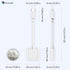 USB C Splitter 1 in 2 Out, Dual USB C Headphone and 60W Charger Adapter, Type C Audio Adapter for iPhone and Samsung