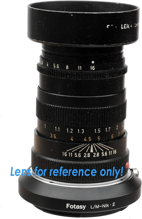 Fotasy Leica M Lens to Nikkor Z Mount Adapter, Copper, Infinity Focus, Compatible with Nikon Z Mount Mirrorless Camera