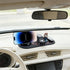 ANFTDCO 3-in-1 Car Dash Anti-Slip Pad, Rotatable Dash Non-Slip Mat with Phone Holder & Temporary Parking Number