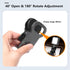 KxpkBom 2-Pack 1/4" Selfie Light Clip Mount Holder with Screw Connector - Universal Clamp Stand for Monitors, Cameras