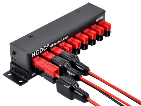 HCDC HD062 8 Output DC Power Distribution Block Module for 15/30/45A Connections