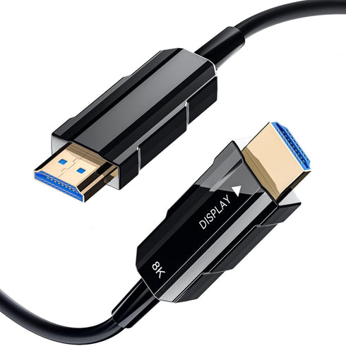 8K HDMI 2.1 Cable 30ft/9m, Long Fiber Optic HDMI Cable, Ultra High