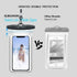 Universal Waterproof Phone Pouch, 2 Pack IPX8 Lanyard Case Dry Bag for iPhone 15 14 13 12 Pro Max, Samsung Galaxy S24
