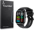 6 Pack Compatible with Nerunsa P66D 1.85” Smart Watch Screen Protector Film, Crystal Clear HD Anti-Scratch Foils