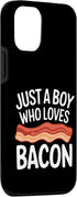Bacon Meat Breakfast Bacons 12/12 Bacon Just A Boy Who Loves Bacon Case for iPhone Pro