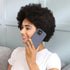Miracase Lavender Gray Case for iPhone 12/12 Pro, Liquid Silicone Gel Rubber Full Body Protection, Shockproof