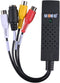 UCEC RCA to USB Converter - USB 2.0 Audio Video Capture Card for PC, Analog to Digital Video Converter