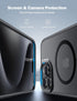 Tigowos iPhone 15 Pro Max Case - Shockproof, Matte Skin, 10FT Drop Resistant, MagSafe Compatible, Titanium Black.