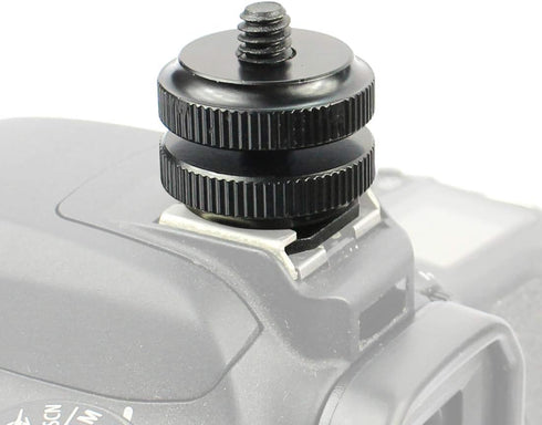 BGNing 1/4'' Camera Hot Shoe Mount Adapter for DSLR Camera Compatible with GoPro (2pcs)