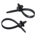 30 Pcs Car Wire Tie Straps Nylon Push Mount Clips Cable Tie Fixed Clamps Fastening Zip Strap Self-Locking Plastic Tie Wrap Fasteners Universal (Length:5-1/2" Width:5/16") by SMYEasy-Take