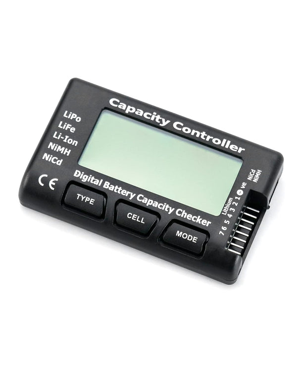 QWORK RC Cellmeter 7 Digital Battery Capacity Checker, Voltage Tester for LiPo Life Li-ion NiMH Nicd
